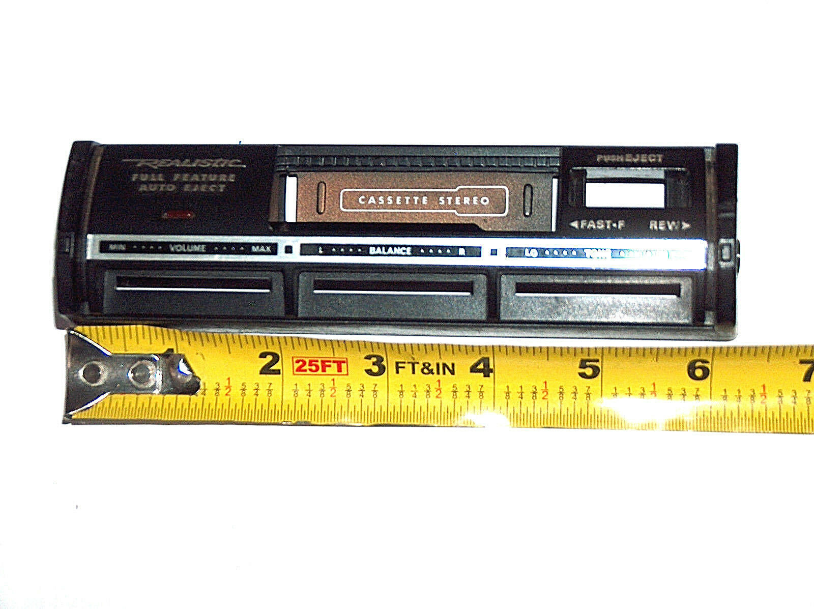 VTG Realistic Full Feature Auto Eject Car Cassette Stereo Replacement