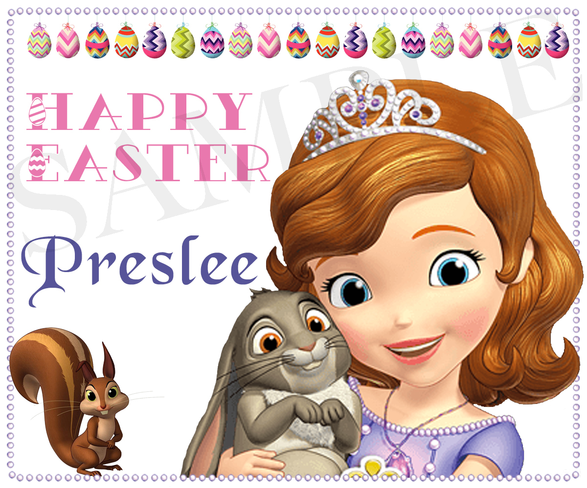 sofia the first easter basket