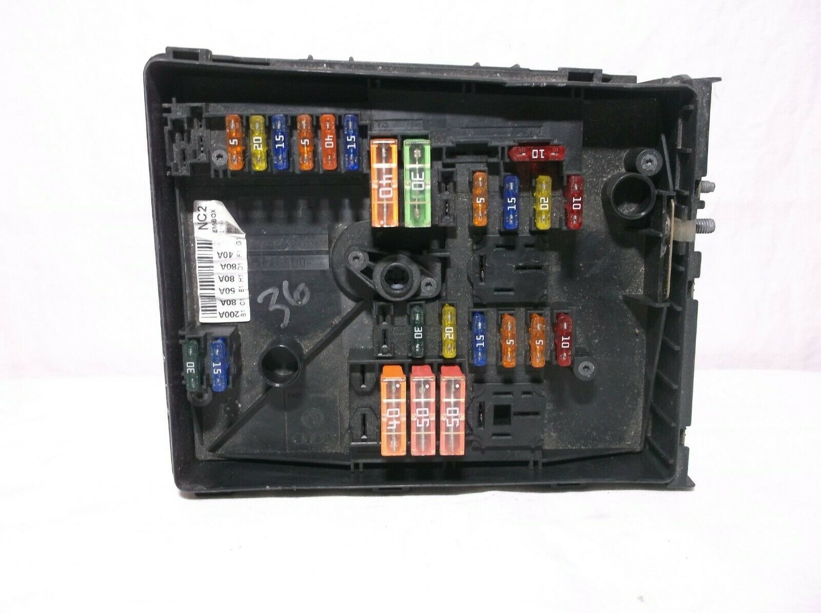 0708091011 VOLKSWAGEN/VW EOS/ FUSE/ RELAY/ BOX Fuses & Fuse Holders