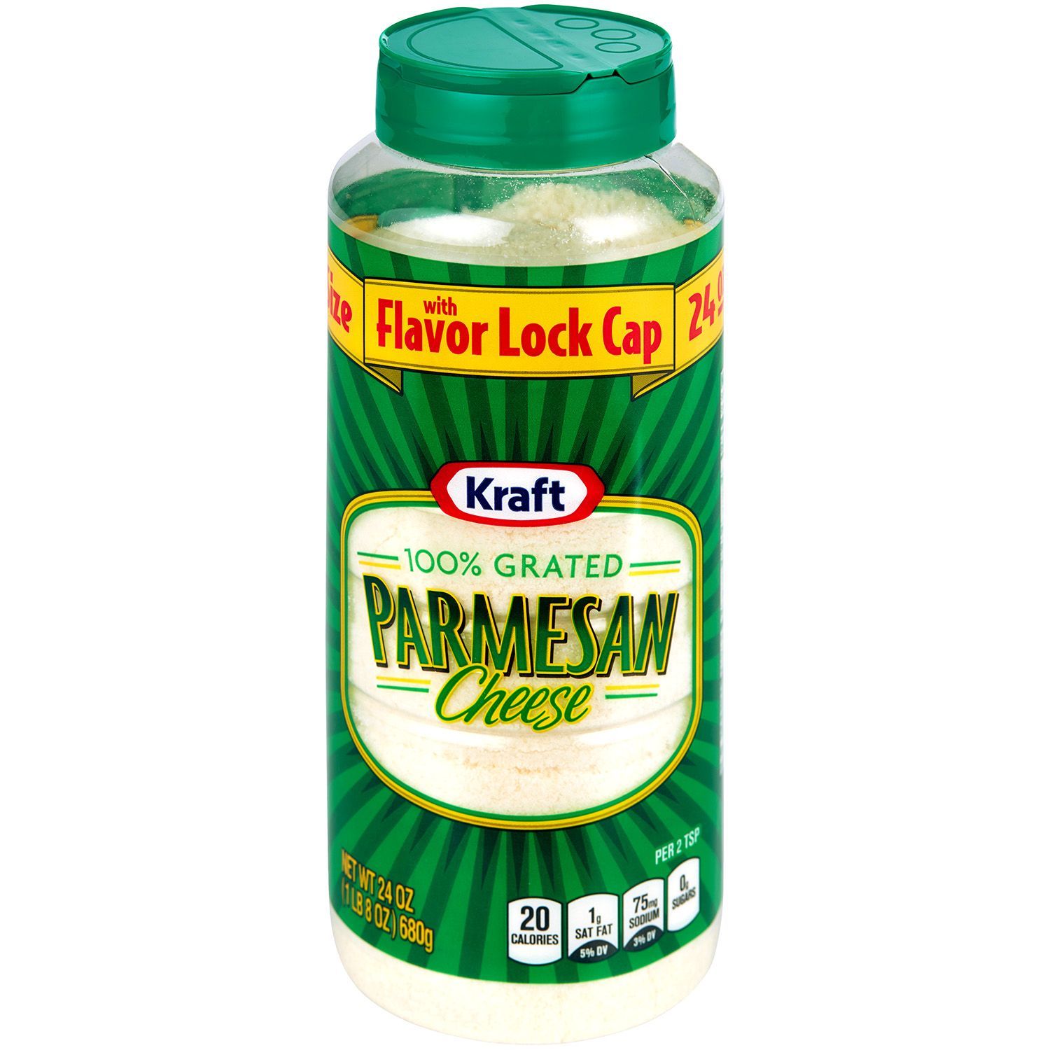 Kraft Grated Parmesan Cheese Shaker 24 oz - Cheese