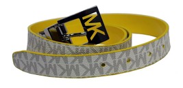 michael kors belt womens yellow