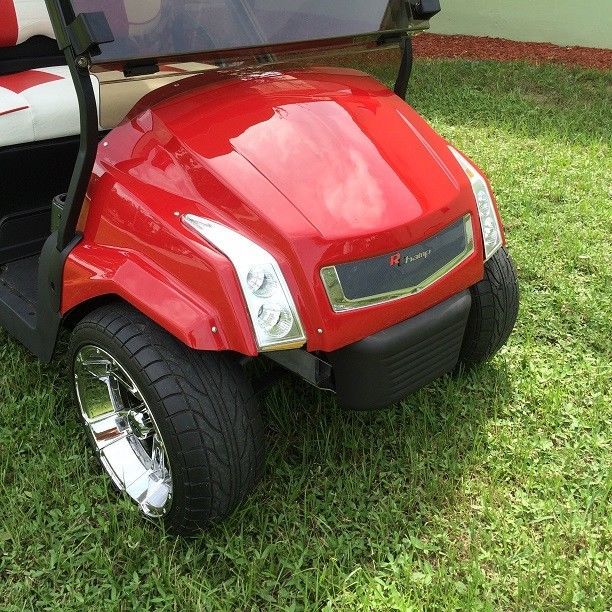 Golf Cart Body Kit For Club Car Precedent RED - Push-Pull Golf Carts