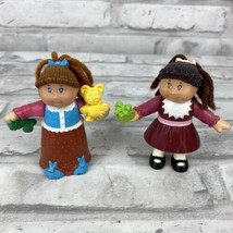 Cabbage Patch Kids Movable Arms Mini PVC 3&quot; Figures Doll Lot Of 2 CPK - $11.64
