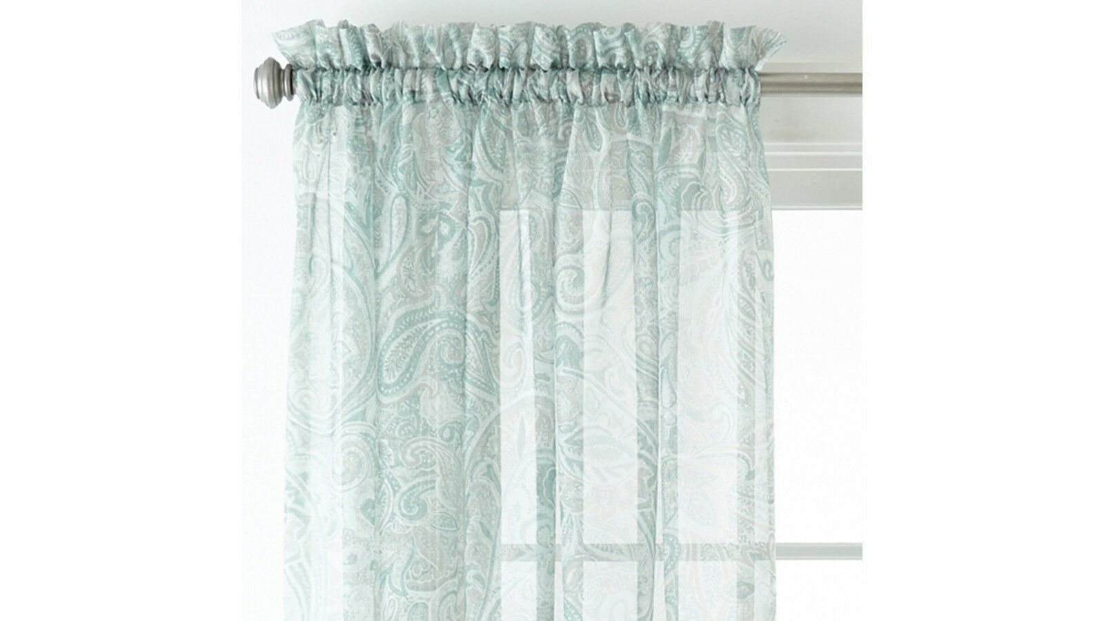 Rod Pocket Sheer Curtains For Living Room