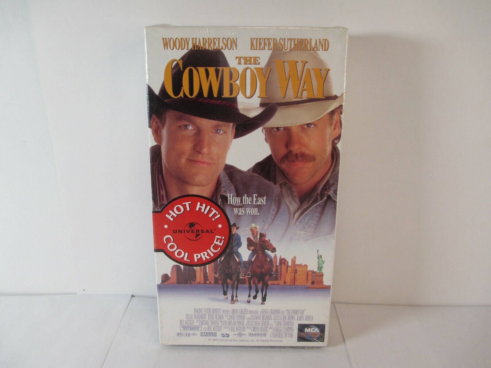 The Cowboy Way VHS VCR Woody Harrelson Kiefer Sutherland Comedy PG-13 ...