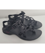 Chaco Updraft X2 Bulloo Women&#39;s Size 10 Shoes Black Double Strap Vibram ... - $39.99