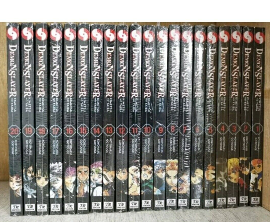 DEMON SLAYER Kimetsu No Yaiba Manga Volume 1-23 Full Set English Comic FAST SHIP