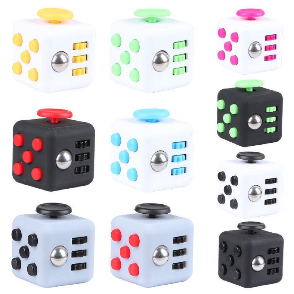 Magic Fidget Cube Anxiety Stress Relief One Item w/Random Color and