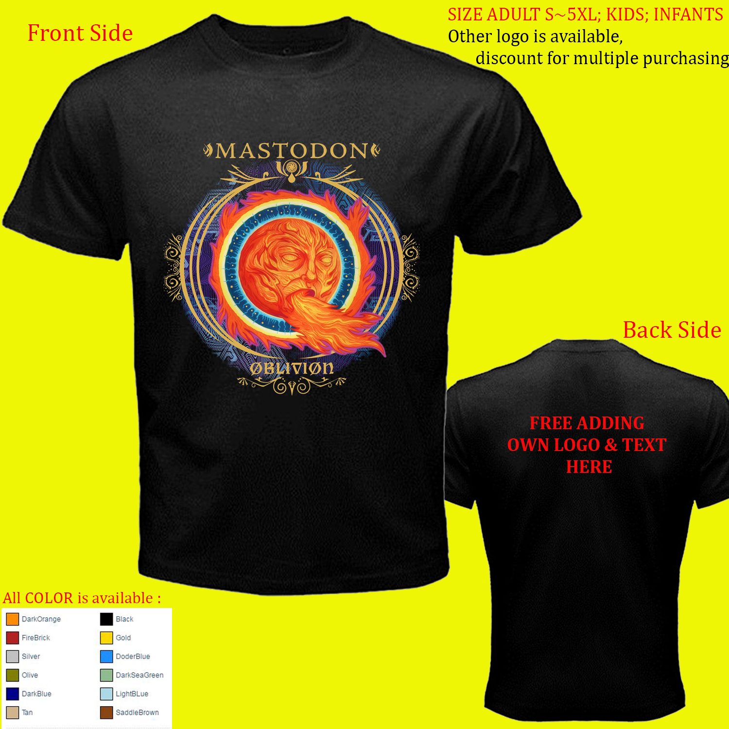 mastodon unholy ceremony shirt