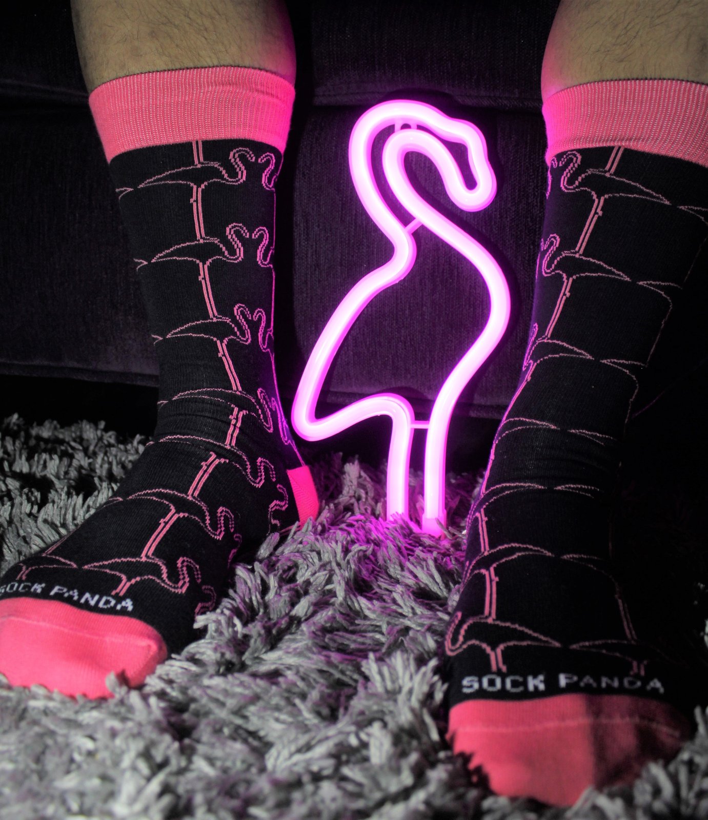 Stylish Flamingo Pattern Socks