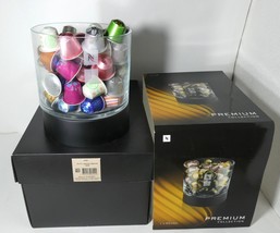 Nespresso Dispenser Coffee Capsules Premium Round Glass EMPTY, in Brand Box, New - $700.00