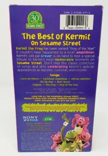 Best Of Kermit On Sesame Street Vhs 1998 And Similar Items