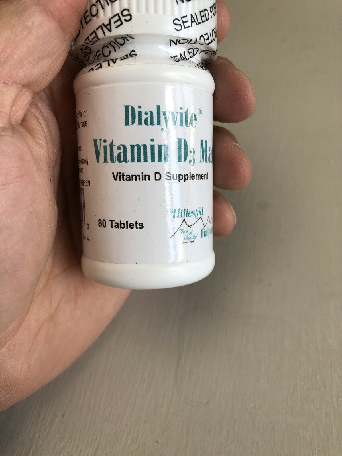 Dialyvite Vitimin D3 Max Vitimin D Supplement 80 Tabs 1250 MCG (142