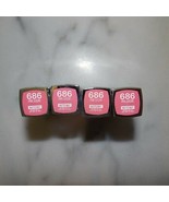 4 PACK Maybelline Colorsensational (Color Sensational) 686 Pink Sugar Matte, NEW - $4.99