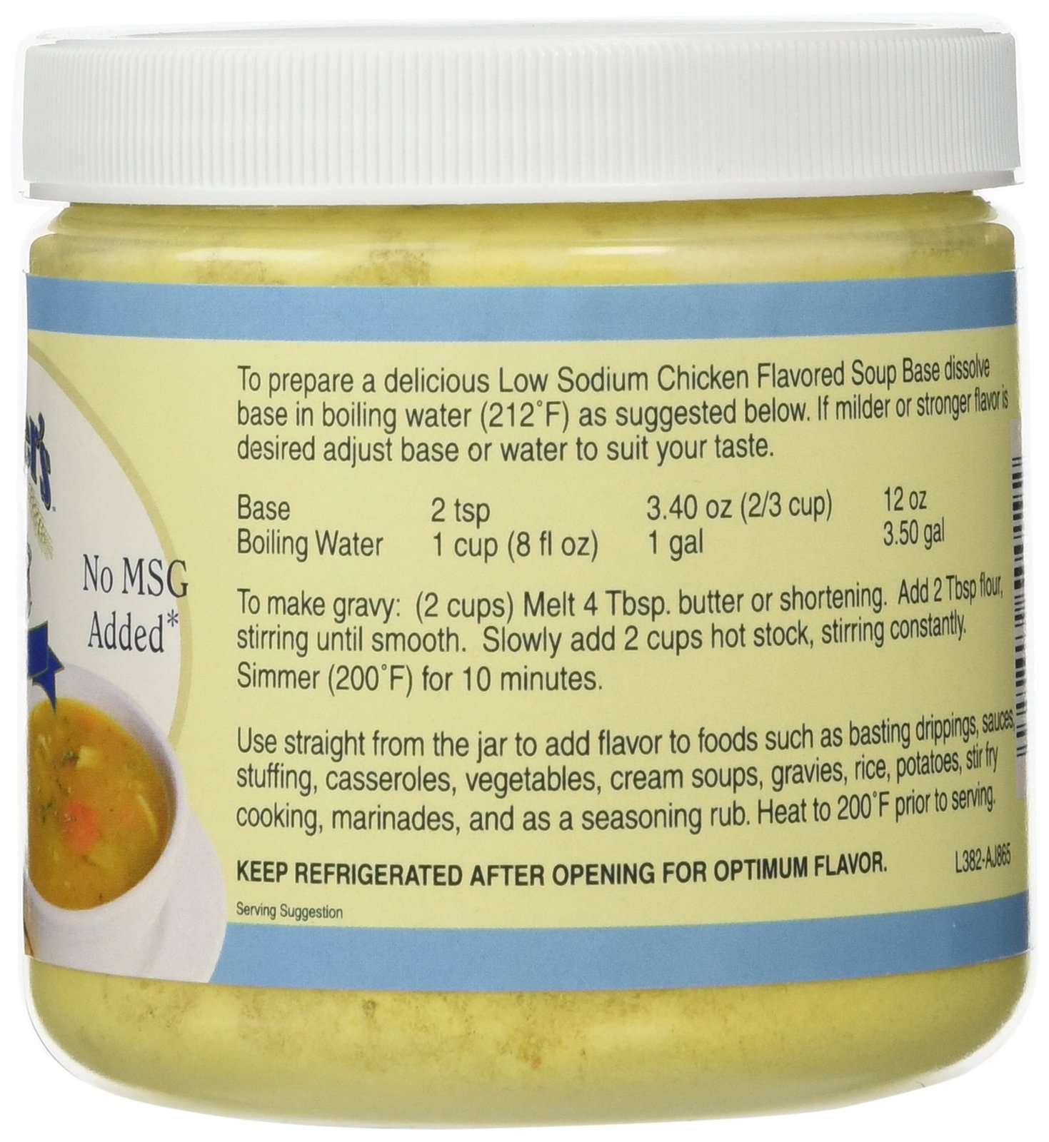 Mrs Millers Homestyle Low Sodium Chicken Soup Base 2 Jars / Gluten Free