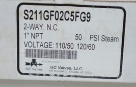 GC Valves S211GF02C5FG9 Brass Solenoid Valve 1 Inch NPT 2 Way NC image 2