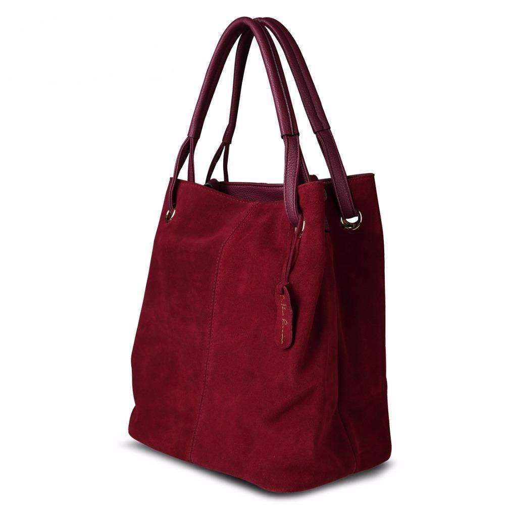 womens suede bag