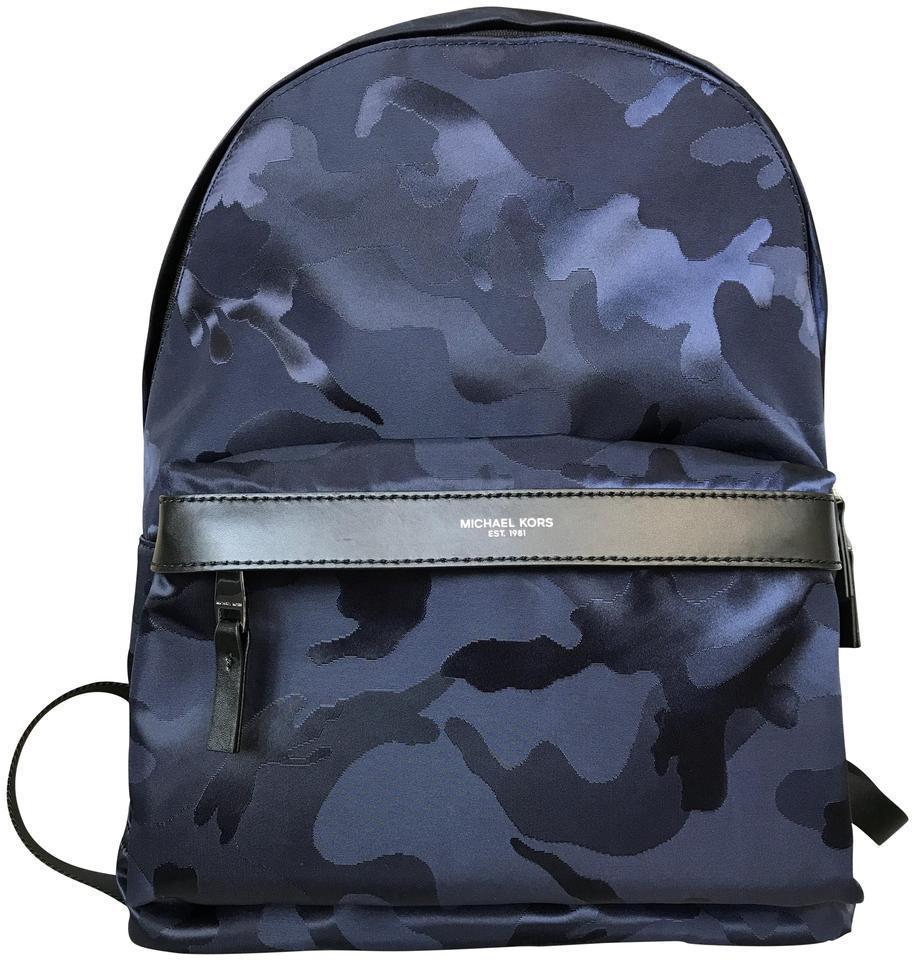 michael kors black camo backpack