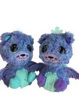 Hatchimal Twins Surprise Purple Blue Peacat? Interactive Cat Spin Master Wings 2 - $28.01