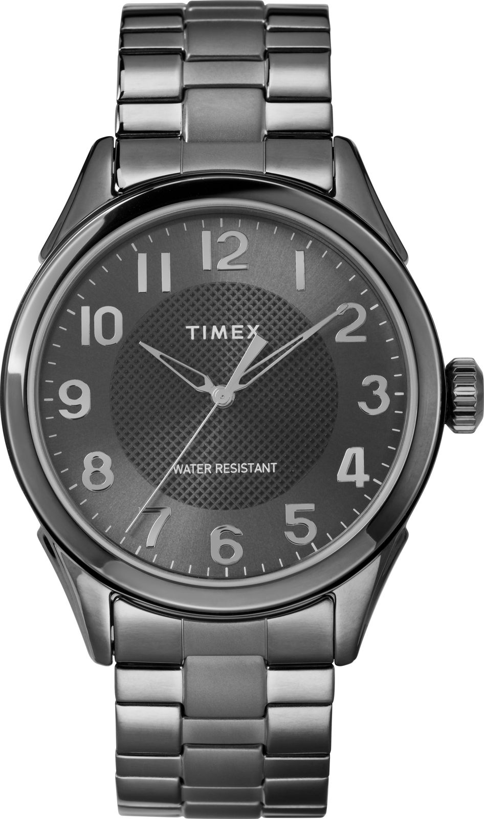 Timex Men's TW2T46000 Briarwood Black Stainless Steel Bracelet Watch