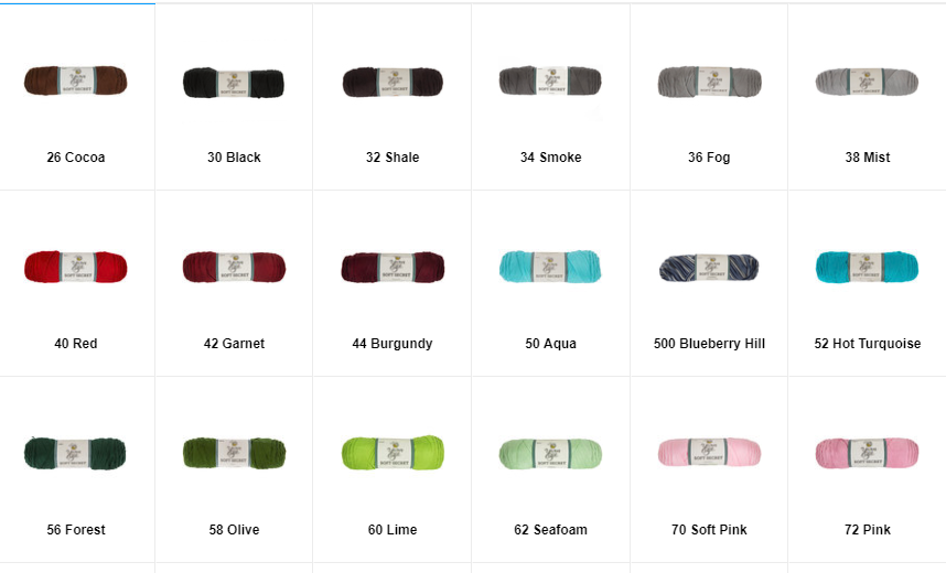 Yarn Bee Soft Secret Yarn Various Colors New! Various Colors Price Per