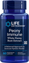 3 BOTTLES $22.25 Life Extension Peony Immune 60 caps FREE SHIPPING image 1
