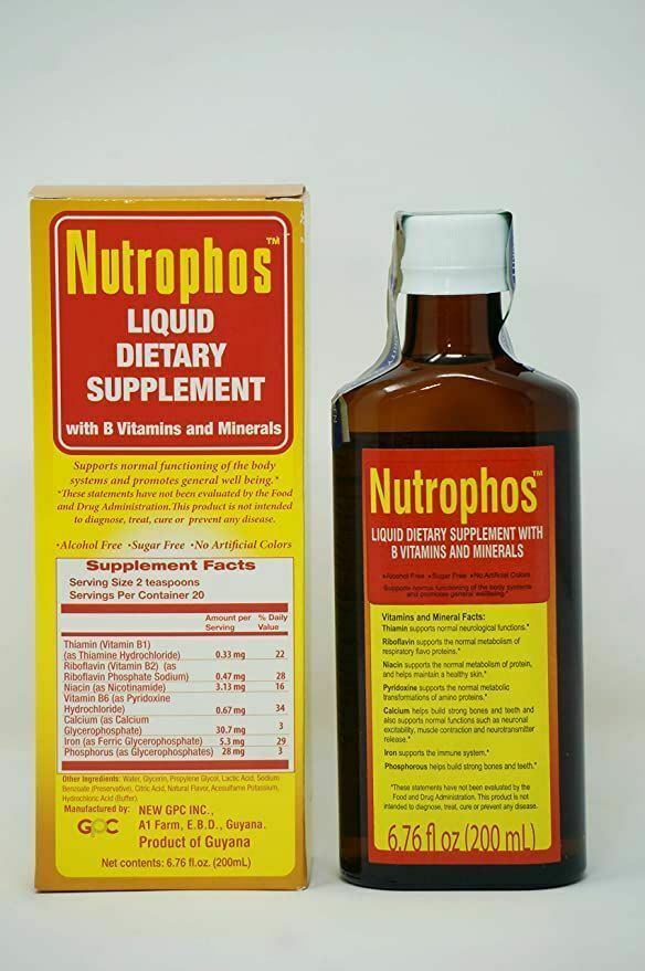 Nutrophos Liquid Nerve Tonic 200ml Vitamins & Lifestyle Supplements