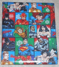 Dc Comics Justice League Usa Christmas Wrapping Paper 20 Sq Ft Roll - $1.50