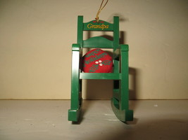 Avon Timeless Treasures Grandpa Rocking Chair Ornament - $8.99