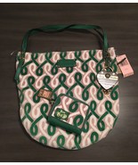 NWT $286 Juicy Couture Green Velour BFF Tote Bag &amp; Matching Zip Around W... - $274.99