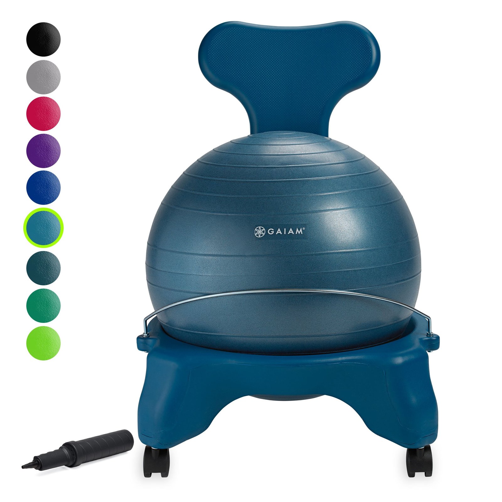 Gaiam Classic Balance Ball Chair Exercise Stability Yoga Ball Premium