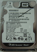 WD800BEKT 80GB 7200rpm SATA II 2.5" 9.5mm Hard Drive Tested Good Our Drives Work