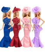 1/6 Doll Accessories 4 Set Mermaid Butterfly Dress Party Clothes For Bar... - $13.79