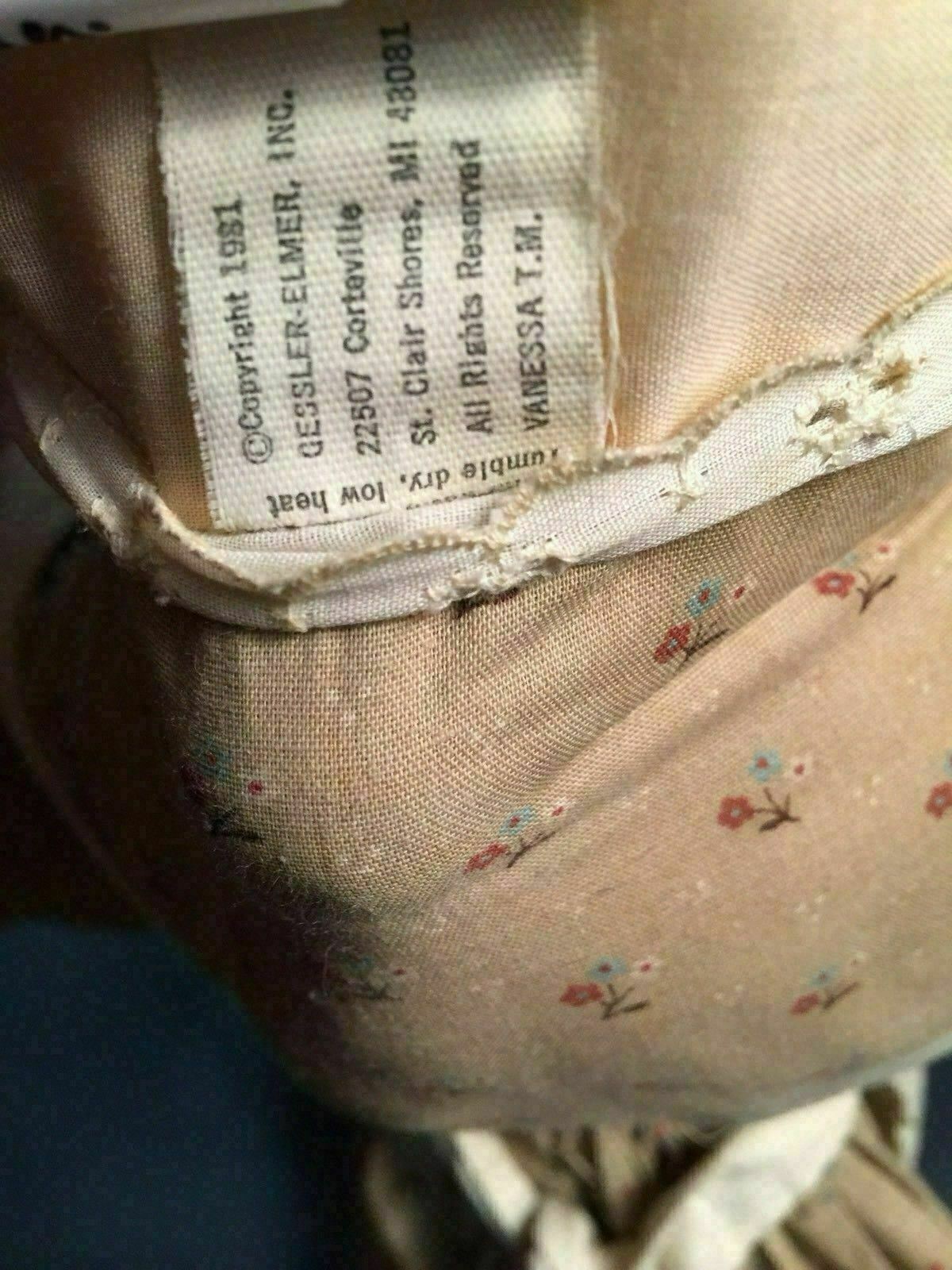 Hanna Hoover Vintage Maid Vacuum Cleaner Cover With Yarn Hair Makeup