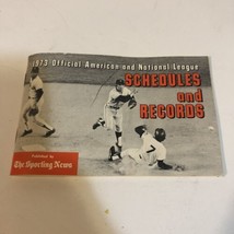 Official American and National League Schedules and Records 1973 Baseball MLB - $20.00