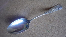 Antique 1886 Gorham Fontainebleau Sterling Silver 8 1/4" Serving Spoon - $125.00