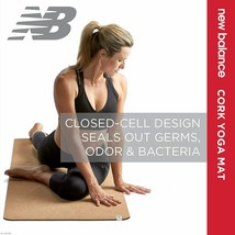 New Balance Cork Yoga Mat 68&quot; x 24” x 5mm - $79.97