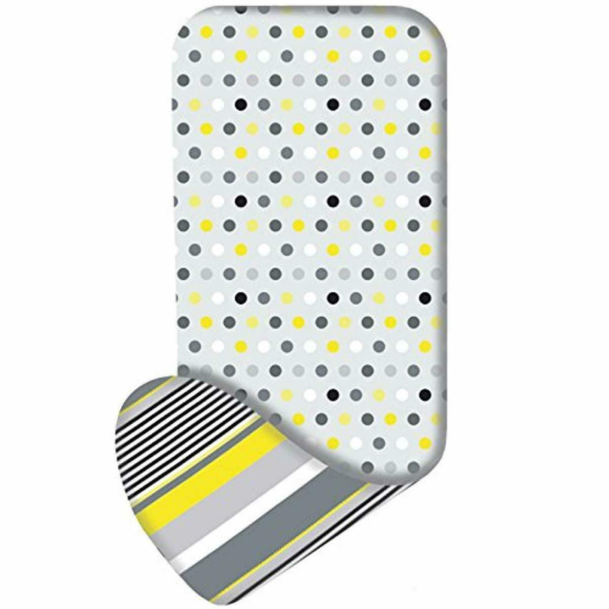 Minky Smartfit Reversible Ironing Board Cover, Yellow/Grey, 125 x 45 cm