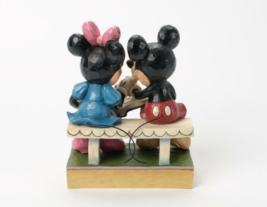 Disney Jim Shore Mickey Minnie Mouse Figurine Sharing Memories Collectible Love image 2