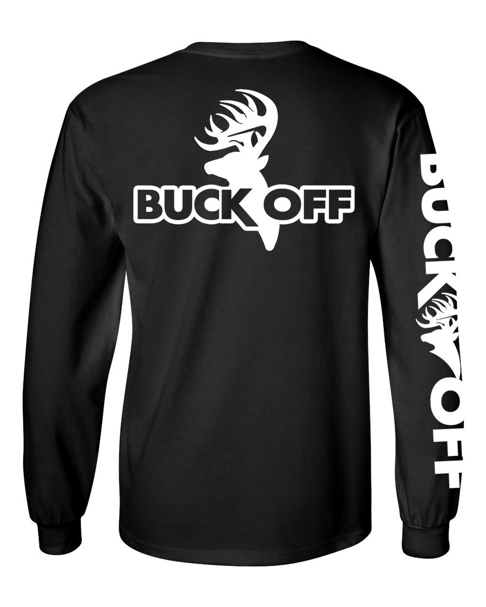 Buck Off Brand Long Sleeve Logo t shirt bow hunting apparel deer hunter apparel