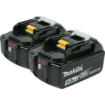 Makita 2-Piece 18V LXT Li-Ion Batteries (5 Ah) BL1850B-2 New - $305.99