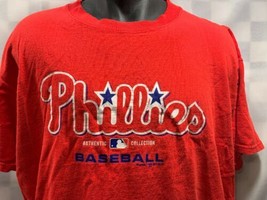 Philadelphia PHILLIES Baseball MLB 2003 Majestic T-Shirt Size L - $12.02