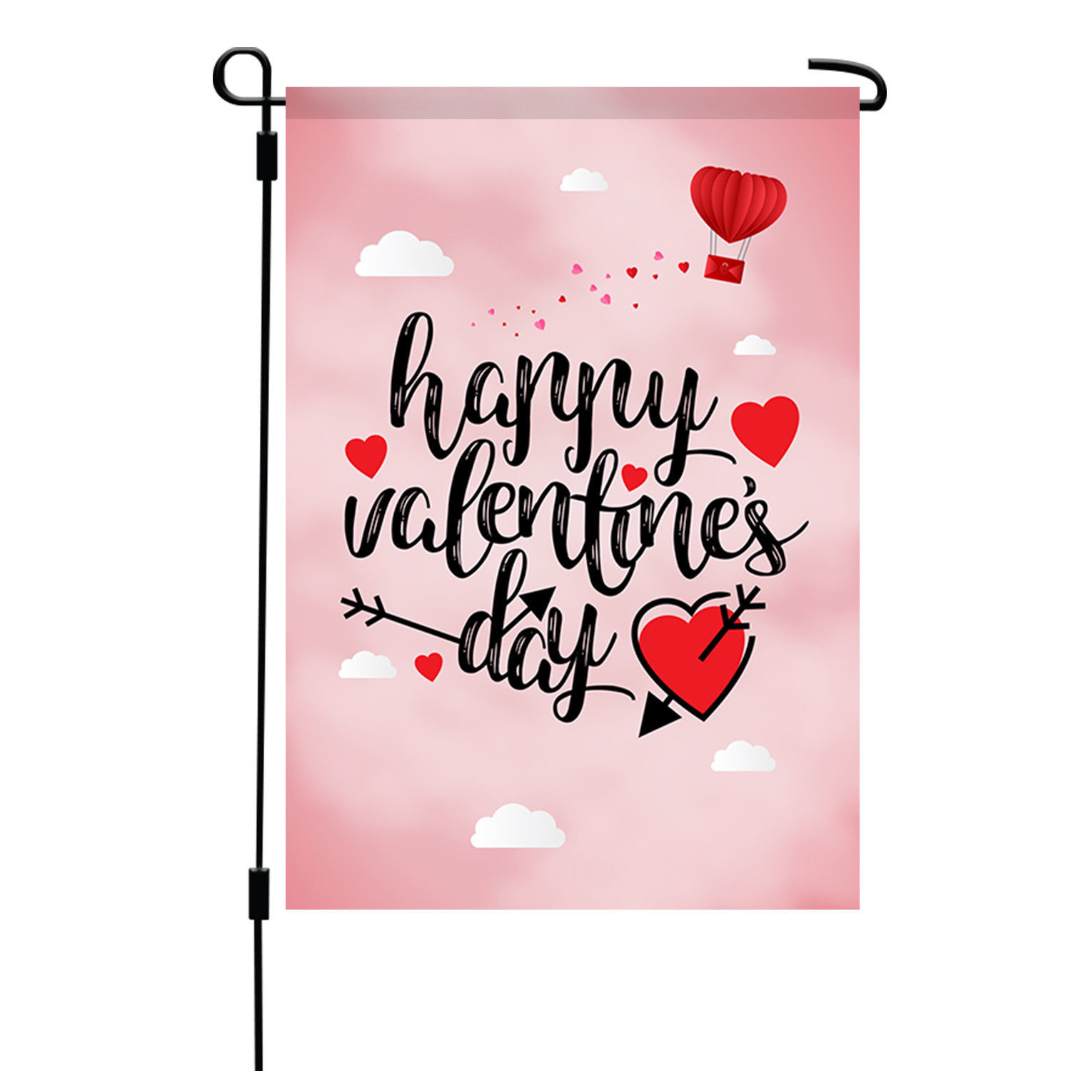 Happy Valentine Day Garden Flag, Decorative Valentine Love Heart