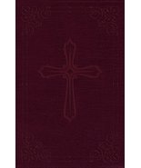 NIV Compact Bible - Burgundy LeatherSoft w/ Cross - $15.99
