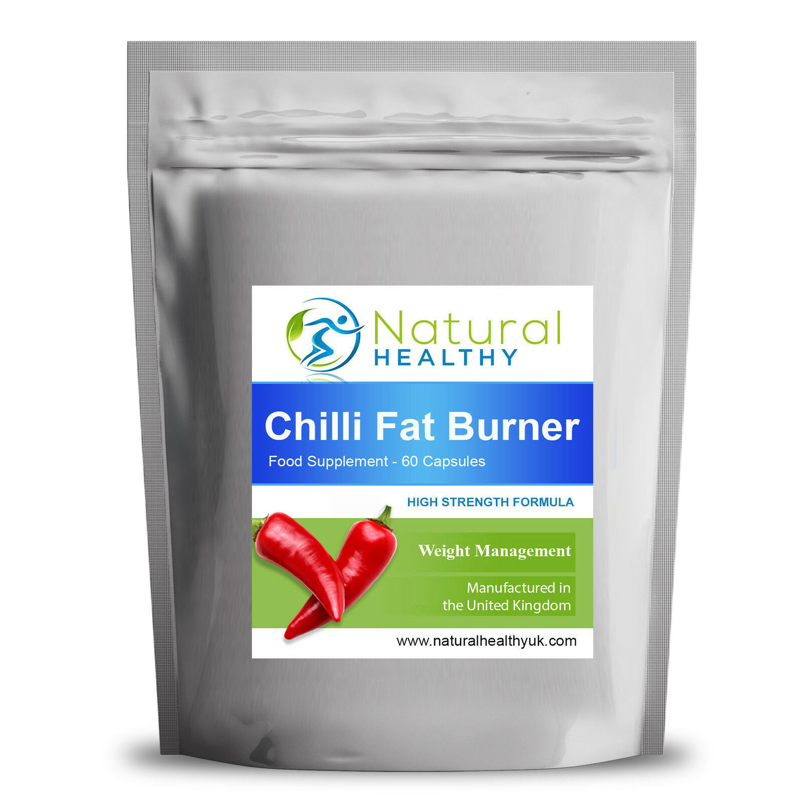 Capsicum Chilli Fat Burner Weight loss slim fast Diet Capsules Natural ...