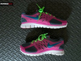Nike Womens Flex Run 2013 580440-400 Pink Volt Running Shoes Low Top Sz ... - $49.49