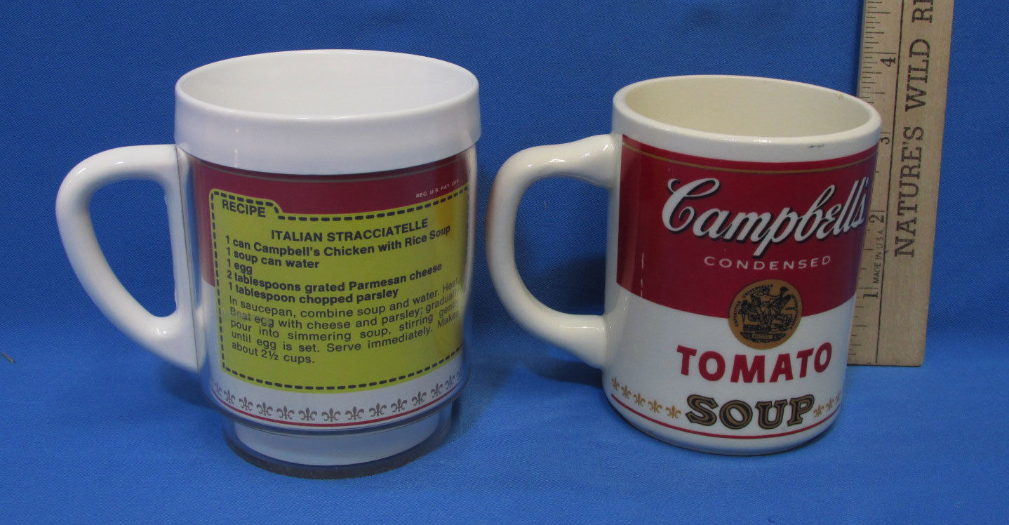 Lot 2 Campbells Soup Coffee Mugs Cups and 37 similar items Lot 2 Campbells Soup Coffee Mugs Cups and 37 similar items