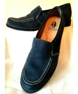 Hush Puppies Women Nineteen Fifty Eight Heirloom Blue Suede Shoes Size 7... - $36.99