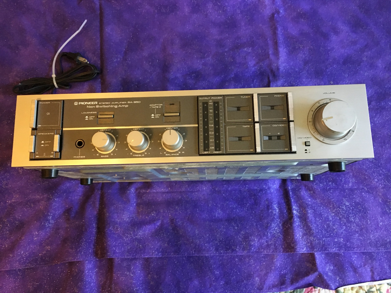 Vintage Pioneer SA-950 Amplifier & TX-950 AM / FM Digital Synthesizer ...