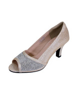  Floral Noemi Women&#39;s Wide Width Rhinestone Slip-On Heeled Dress Shoes  - $79.95